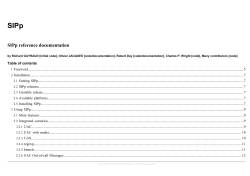 Ref doc  - SIPp