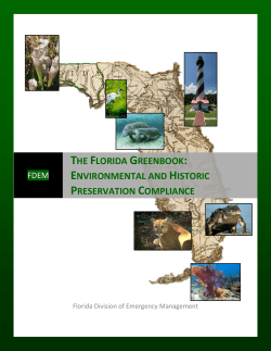 The Florida Greenbook: Environmental and Historic Preservation