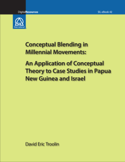 Conceptual Blending in Millennial Movements: An Application of