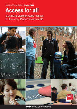 Access for all - Royal Academy of Engineering