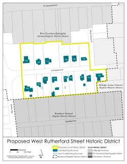 Proposed West Rutherford Street Historic District - Athens