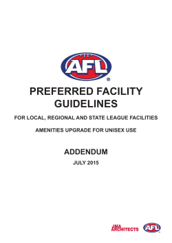 AFL Preferred Facility Guidelines