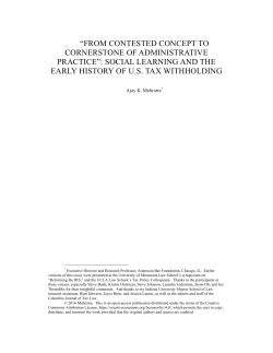 from contested concept to cornerstone of administrative practice