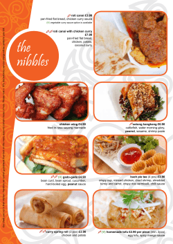 the nibbles - Rasa Sayang