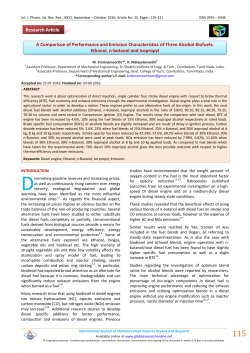 Ethanol, n-butanol and Isopropyl Research A