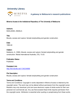 Muscle, excess - Minerva Access