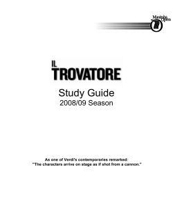 Il Trovatore - Manitoba Opera