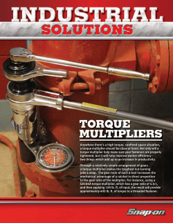 torque multipliers - Snap-on