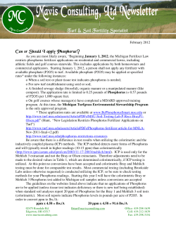 Feb 2012 - MI Phosphorous Article