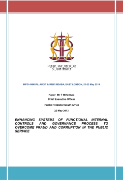 enhancing systems of functional internal controls