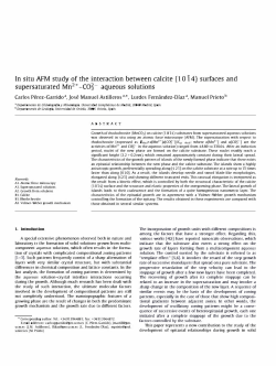 aqueous solutions - E-Prints Complutense
