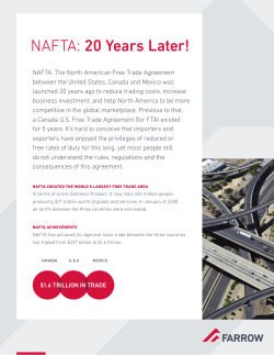 NAFTA: 20 Years Later!