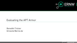 Evaluating the APT Armor