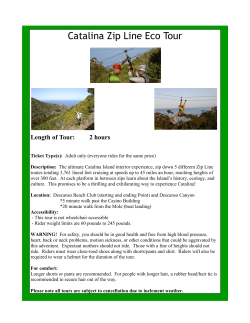 Catalina Zip Line Eco Tour