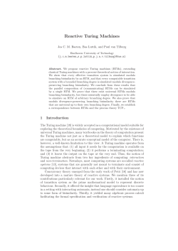 Reactive Turing Machines