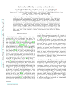 Universal Predictability of Mobility Patterns in Cities