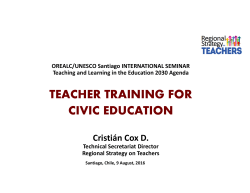 teacher training for civic education