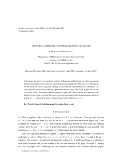 GRACEFUL ARBITRARY SUPERSUBDIVISIONS OF GRAPHS