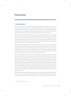 Discussion - Reserve Bank of Australia