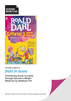 Introducing Scots through Dahl - PDF