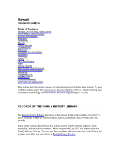 Hawaii - Brigham Young University