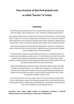 Class structure of Gezi Park protests and so called &ldquo;fascism&rdquo; in Turkey
