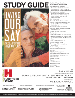 STUDY GUIDEHartford Stage Education Programs are supported by: