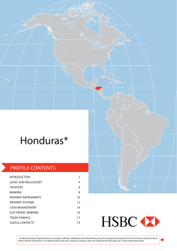 Honduras* - HSBC Global Connections