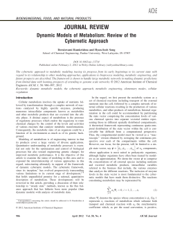 Dynamic models of metabolism: Review of the cybernetic approach