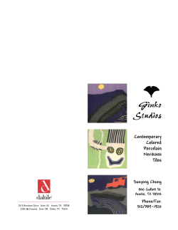 Tile Catalog - Ginko Studios