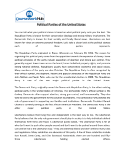 Political Parties of the United States
