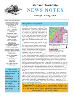 Newsletter - March 2017