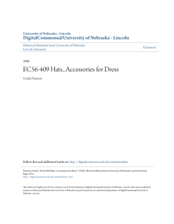 EC56-409 Hats... Accessories for Dress