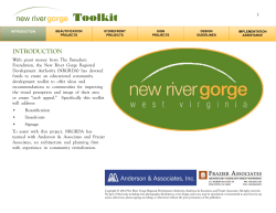 Toolkit - The New River Gorge Regional Development Authority