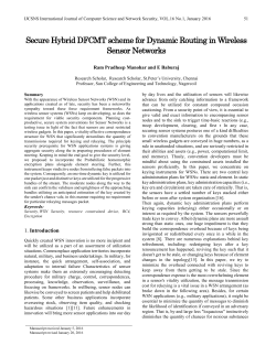 Secure Hybrid DFCMT scheme for Dynamic Routing in Wireless