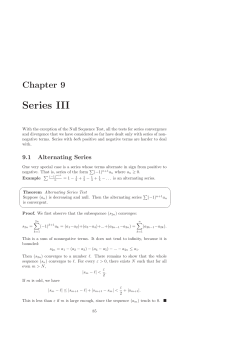Series III