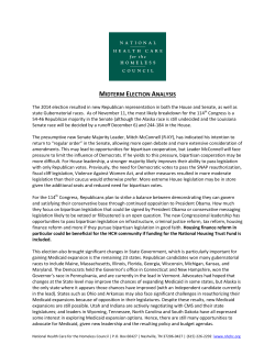 MIDTERM ELECTION ANALYSIS