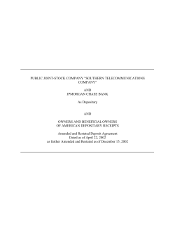 PUBLIC JOINT-STOCK COMPANY "SOUTHERN