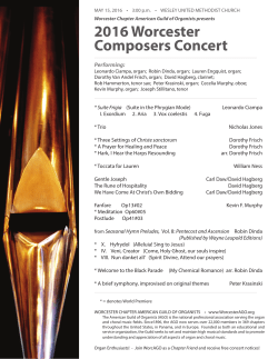 2016-05-15 WorcAGO Composers concert Wesley