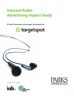 Internet Radio Advertising Impact Study