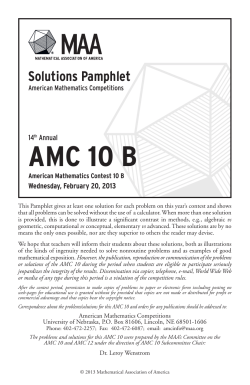 AMC 10 B - Crossroads Academy