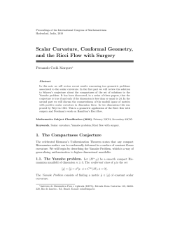 Scalar Curvature, Conformal Geometry, and the Ricci Flow