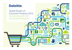 Global Powers of Consumer Products 2015 Connecting