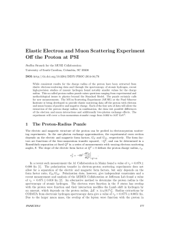 Elastic Electron and Muon Scattering Experiment Off the Proton at PSI