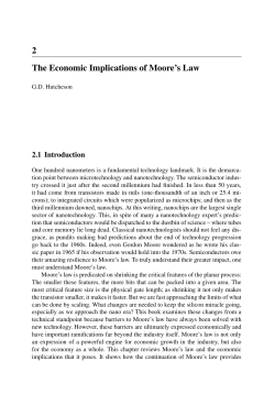 2 The Economic Implications of Moore`s Law
