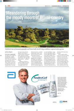 Meandering through the moody moors of Bront&euml; country