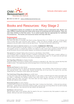 Key Stage 2 - Child Bereavement UK