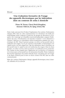 A Formative Evaluation of Nurses` Use of Electronic Devices in a