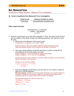 Quiz: Measured Turns