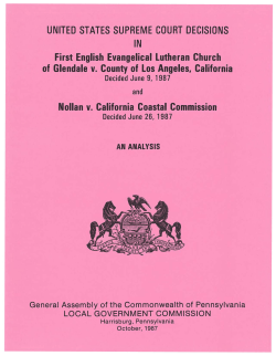 First English Evangelical Lutheran Church of Glendale v. County of
